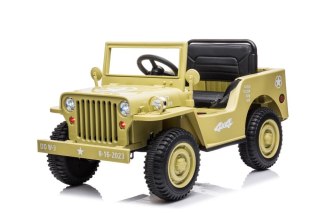 SAMOCHÓD NA AKUMULATOR DLA DZIECKA JEEP DŻIP JH-103 4X4 LED SKÓRA EVA PILOT