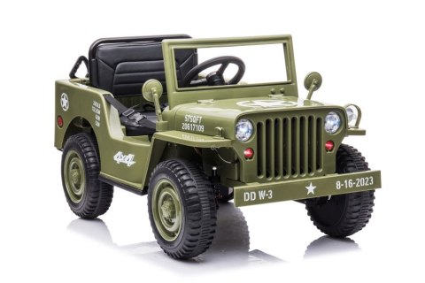 SAMOCHÓD NA AKUMULATOR DLA DZIECKA JEEP DŻIP JH-103 4X4 LED SKÓRA EVA PILOT