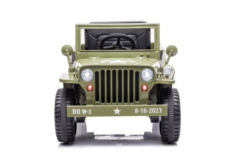 SAMOCHÓD NA AKUMULATOR DLA DZIECKA JEEP DŻIP JH-103 4X4 LED SKÓRA EVA PILOT