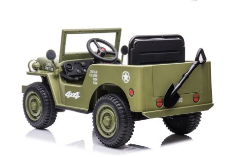 SAMOCHÓD NA AKUMULATOR DLA DZIECKA JEEP DŻIP JH-103 4X4 LED SKÓRA EVA PILOT