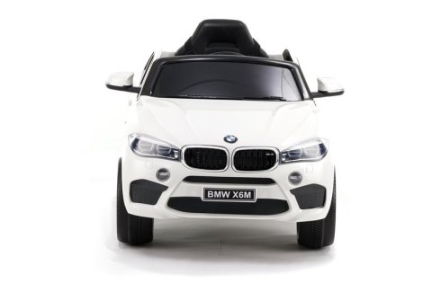 AUTO NA AKUMULATOR DLA DZIECKA BMW X6 PILOT SKÓRA KOŁA EVA ŚWIATŁA LED MP3