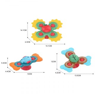 WOOPIE BABY Spiner Zabawka Sensoryczna Edukacyjna 3w1 Kolorowe