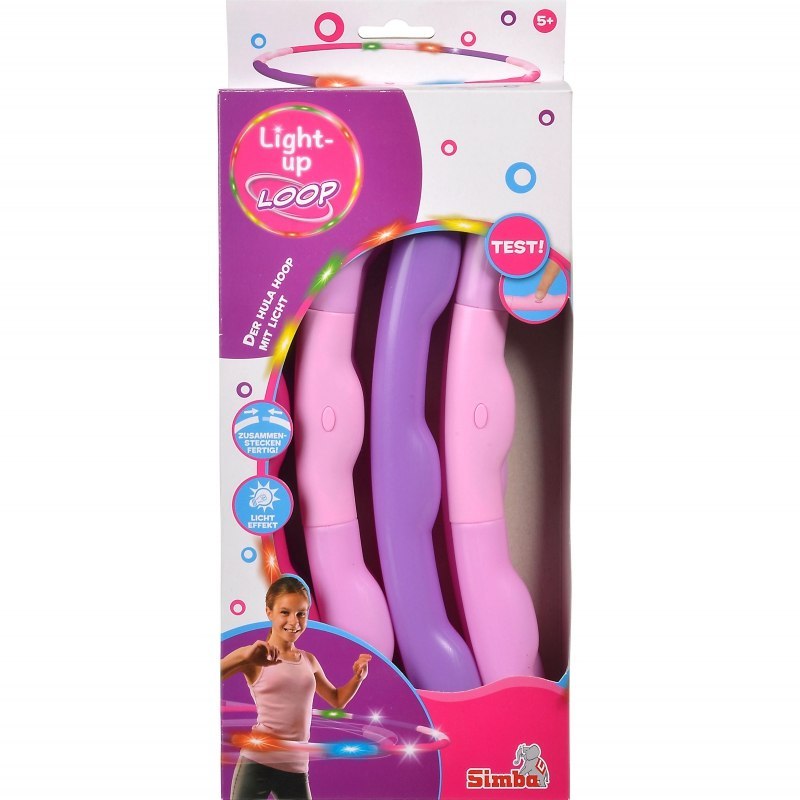 SIMBA Świecące Hula Hoop Gra Zręcznościowa dla Dzieci SIMBA Świecące Hula Hoop Gra Zręcznościowa dla Dzieci