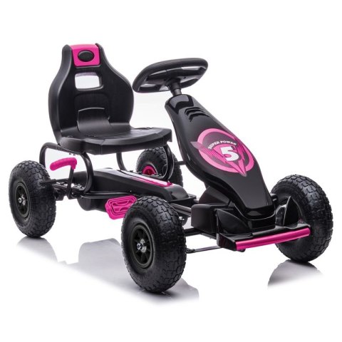 DUŻY GOKART NA PEDAŁY SUPER POWER 5, POMPOWANE KOŁA/G18 DUŻY GOKART NA PEDAŁY SUPER POWER 5, POMPOWANE KOŁA/G18
