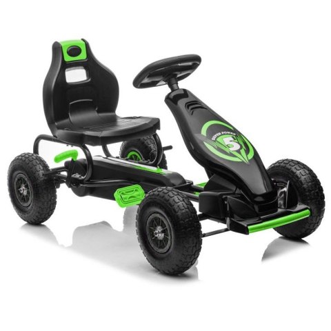DUŻY GOKART NA PEDAŁY SUPER POWER 5, POMPOWANE KOŁA/G18 DUŻY GOKART NA PEDAŁY SUPER POWER 5, POMPOWANE KOŁA/G18
