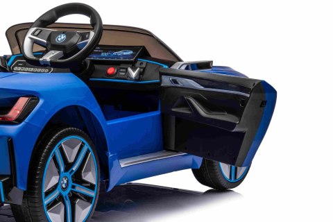 Autko BMW i4 na akumulator dla dzieci Niebieski + Wolny Start + EVA + Ekoskóra + Audio LED + Pilot Autko BMW i4 na akumulator dla dzieci Niebieski + Wolny Start + EVA + Ekoskóra + Audio LED + Pilot