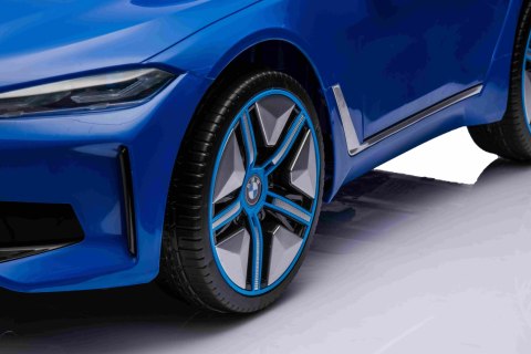 Autko BMW i4 na akumulator dla dzieci Niebieski + Wolny Start + EVA + Ekoskóra + Audio LED + Pilot Autko BMW i4 na akumulator dla dzieci Niebieski + Wolny Start + EVA + Ekoskóra + Audio LED + Pilot