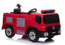 WÓZ STRAŻACKI NA AKUMULATOR DLA DZIECKA AUTO ELEKTRYCZNE ZESTAW STRAŻAKA