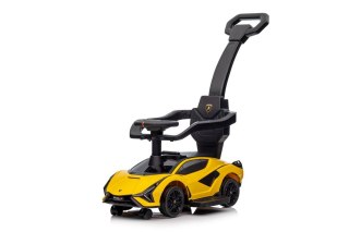 JEŹDZIK Z PCHCZEM AUTKO DLA DZIECKA LAMBORGHINI QLS-996T ŚWIATŁA DŹWIĘK USB