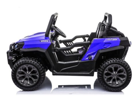 AUTO NA AKUMULATOR DLA 2 DZIECI BUGGY WXE-8988 4X4 PILOT SKÓRA EVA LED MP3