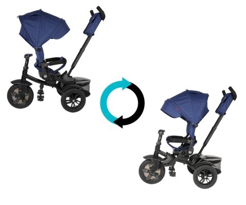 Qplay Rowerek Trójkołowy Premium Navy/Blue Qplay Rowerek Trójkołowy Premium Navy/Blue