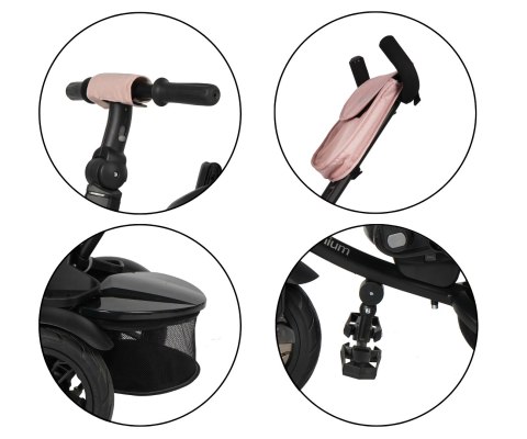 Qplay Rowerek Trójkołowy Premium Pink Qplay Rowerek Trójkołowy Premium Pink