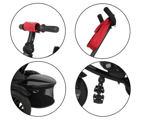 Qplay Rowerek Trójkołowy Premium Red Qplay Rowerek Trójkołowy Premium Red