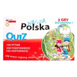 Gra edukacyjna quiz 2w1 nasza polska planszowa