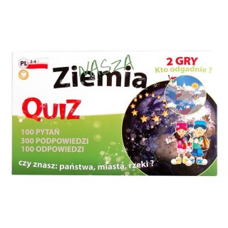 Gra edukacyjna quiz 2w1 nasza ziemia planszowa