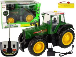 Zielono-Czarny Traktor R/C Zdalnie Sterowany 38 cm
