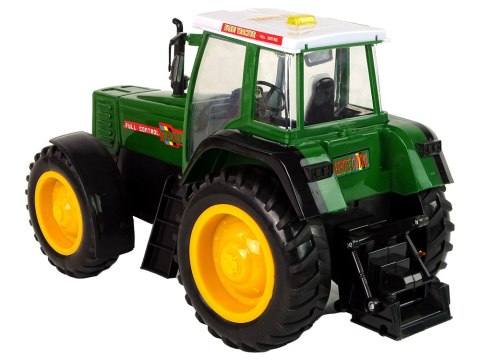 TRAKTOR ZDALNIE STEROWANY 38CM ZIELONY POJAZD RC PILOT AKUMULATOR ŁADOWARKA