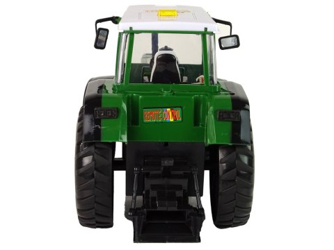 TRAKTOR ZDALNIE STEROWANY 38CM ZIELONY POJAZD RC PILOT AKUMULATOR ŁADOWARKA