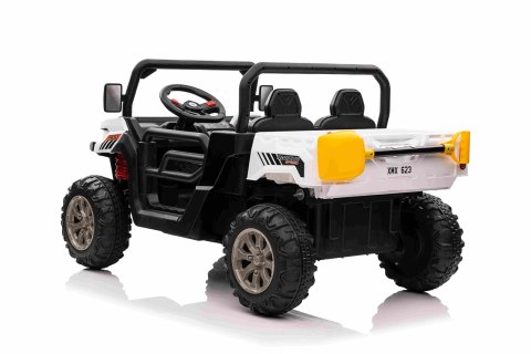 Auto Pick-Up Speed 900 dla dzieci Biały + Napęd 4x4 + Ruchomy kiper + Bagażnik + Pilot + Łopatka + Audio LED Auto Pick-Up Speed 900 dla dzieci Biały + Napęd 4x4 + Ruchomy kiper + Bagażnik + Pilot + Łopatka + Audio LED