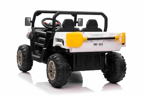 Auto Pick-Up Speed 900 dla dzieci Biały + Napęd 4x4 + Ruchomy kiper + Bagażnik + Pilot + Łopatka + Audio LED Auto Pick-Up Speed 900 dla dzieci Biały + Napęd 4x4 + Ruchomy kiper + Bagażnik + Pilot + Łopatka + Audio LED