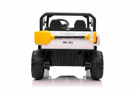 Auto Pick-Up Speed 900 dla dzieci Biały + Napęd 4x4 + Ruchomy kiper + Bagażnik + Pilot + Łopatka + Audio LED Auto Pick-Up Speed 900 dla dzieci Biały + Napęd 4x4 + Ruchomy kiper + Bagażnik + Pilot + Łopatka + Audio LED
