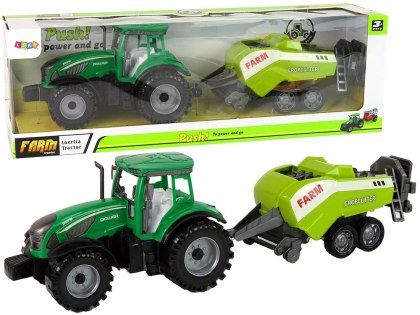 TRAKTOR CIĄGNIK ROLNICZY Z SIEWNIKIEM NAPĘD FRYKCYJNY RUCHOME ELEMENTY
