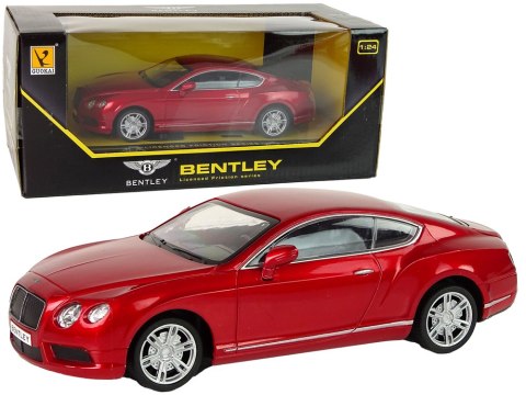 Samochód Bentley 1:24 Napęd Frykcyjny Czerwony