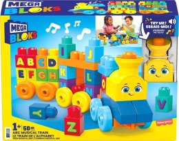 KLOCKI MEGABLOKS KLOCKI MUZYCZNY POCIAG ABC FWK22 WB2