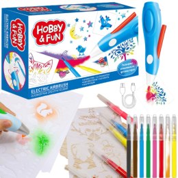 AREOGRAF ELEKTRYCZNY COLOR PEN AIRBRUSH 12 WKŁADÓW