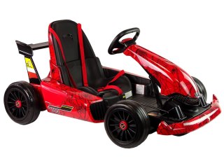 MOCNY GOKART NA AKUMULATOR DLA DZIECI +6 LAT ELEKTRYCZNY LAKIER SPIDER 24V