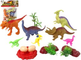 Zestaw Figurek Dinozaurów z Akcesoriami 15 Sztuk
