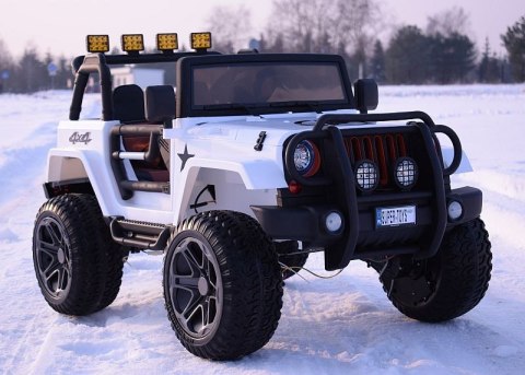 MEGA JEEP 4X4 Z REDUKTOREM NAPĘDU EXCLUSIVE 24 V, 480 WAT, WOLNY START,MIĘKKIE KOŁA /WXE1688-24V MEGA JEEP 4X4 Z REDUKTOREM NAPĘDU EXCLUSIVE 24 V, 480 WAT, WOLNY START,MIĘKKIE KOŁA /WXE1688-24V