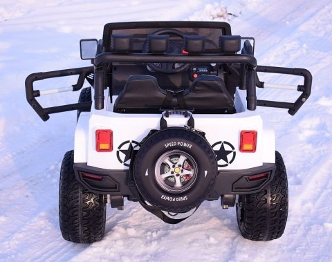 MEGA JEEP 4X4 Z REDUKTOREM NAPĘDU EXCLUSIVE 24 V, 480 WAT, WOLNY START,MIĘKKIE KOŁA /WXE1688-24V MEGA JEEP 4X4 Z REDUKTOREM NAPĘDU EXCLUSIVE 24 V, 480 WAT, WOLNY START,MIĘKKIE KOŁA /WXE1688-24V