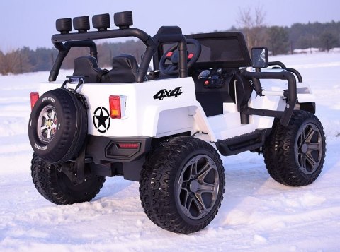 MEGA JEEP 4X4 Z REDUKTOREM NAPĘDU EXCLUSIVE 24 V, 480 WAT, WOLNY START,MIĘKKIE KOŁA /WXE1688-24V MEGA JEEP 4X4 Z REDUKTOREM NAPĘDU EXCLUSIVE 24 V, 480 WAT, WOLNY START,MIĘKKIE KOŁA /WXE1688-24V