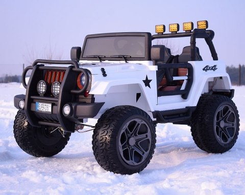 MEGA JEEP 4X4 Z REDUKTOREM NAPĘDU EXCLUSIVE 24 V, 480 WAT, WOLNY START,MIĘKKIE KOŁA /WXE1688-24V MEGA JEEP 4X4 Z REDUKTOREM NAPĘDU EXCLUSIVE 24 V, 480 WAT, WOLNY START,MIĘKKIE KOŁA /WXE1688-24V