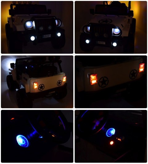 MEGA JEEP 4X4 Z REDUKTOREM NAPĘDU EXCLUSIVE 24 V, 480 WAT, WOLNY START,MIĘKKIE KOŁA /WXE1688-24V MEGA JEEP 4X4 Z REDUKTOREM NAPĘDU EXCLUSIVE 24 V, 480 WAT, WOLNY START,MIĘKKIE KOŁA /WXE1688-24V