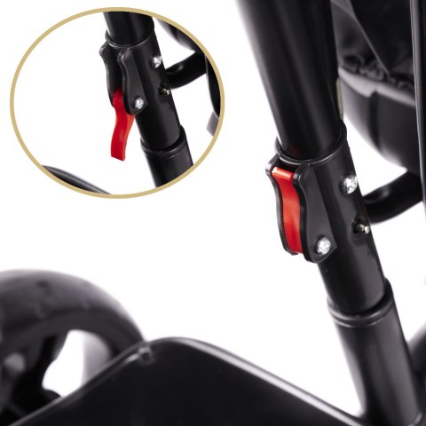 Rowerek trójkołowy Trike Fix Lite rower spacerówka 3w1 obracany 360 wolne koło granatowy