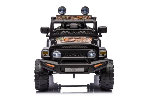 SAMOCHÓD NA AKUMULATOR DŻIP JEEP AUTO TOYOTA FJ 4X4 SKÓRA KOŁA EVA LED MP3