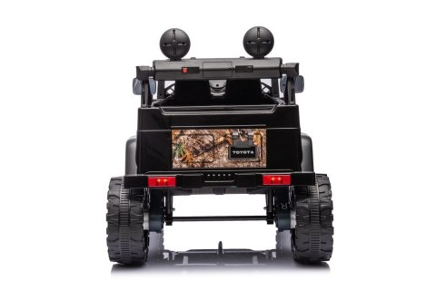 SAMOCHÓD NA AKUMULATOR DŻIP JEEP AUTO TOYOTA FJ 4X4 SKÓRA KOŁA EVA LED MP3