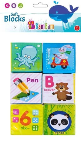 Miękkie klocuszki 6 szt. BAM BAM 432485