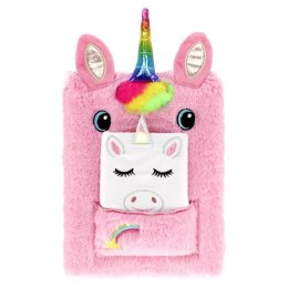Pamiętnik pluszowy Unicorn 2w1 mały notes STARPAK 443210