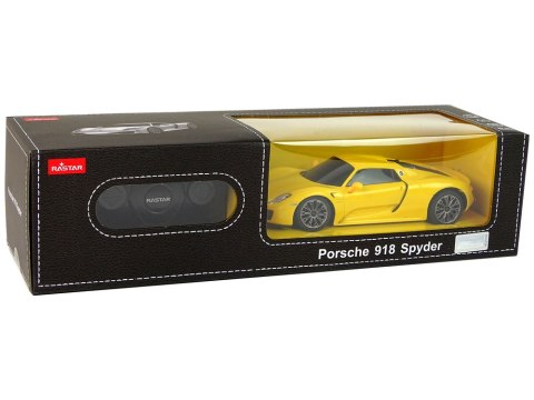 SAMOCHÓD ZDALNIE STEROWANY AUTO RC PORSCHE 918 1:24 RASTAR PILOT GUMOWE KOŁA