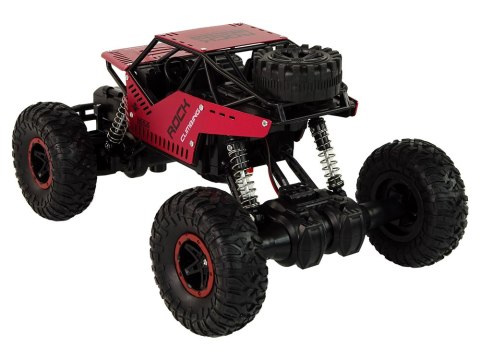 SAMOCHÓD TERENOWY ZDALNIE STEROWANY AUTO RC ROCK CRAWLER 1:16 PILOT METAL