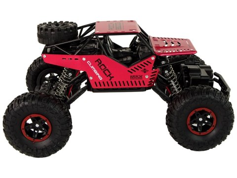 SAMOCHÓD TERENOWY ZDALNIE STEROWANY AUTO RC ROCK CRAWLER 1:16 PILOT METAL