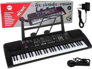 KEYBOARD ORGANY PIANINO DLA DZIECKA MIKROFON NAGRYWANIE MP3 RADIO BLUETOOTH