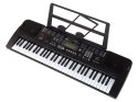 Keyboard Z Mikrofonem Instrument Muzyczny Czarny