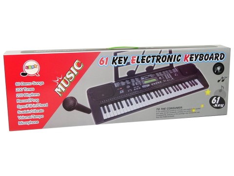 KEYBOARD ORGANY PIANINO DLA DZIECKA MIKROFON NAGRYWANIE MP3 RADIO BLUETOOTH