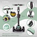 Rowerek biegowy hulajnoga deskorolka Flash 3 w 1 z kołami LED - zielony Rowerek biegowy hulajnoga deskorolka Flash 3 w 1 z kołami LED - zielony