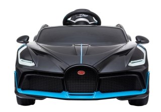 SAMOCHÓD SPORTOWY AUTO NA AKUMULATOR BUGATTI DIVO LAKIER LED PILOT SKÓRA EVA