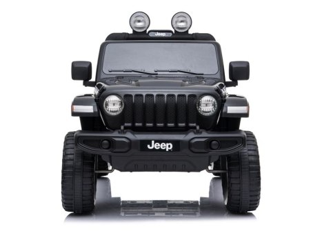 AUTO NA AKUMULATOR DLA DZIECKA JEEP WRANGLER RUBICON EVA LED SKÓRA PILOT 2.4G